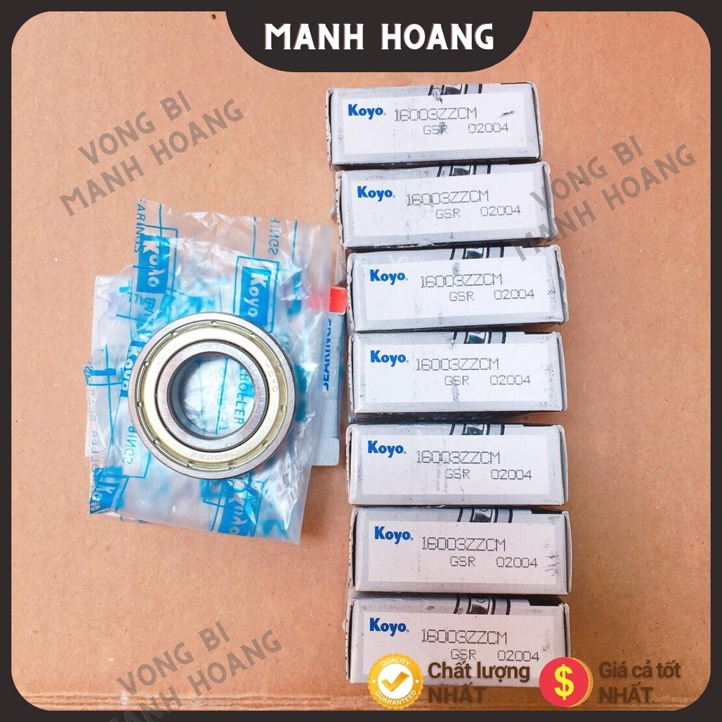 Vòng bi, bạc đạn 16003 CM KOYO chất lượng cao, bền bỉ - Vòng bi Mạnh Hoàng