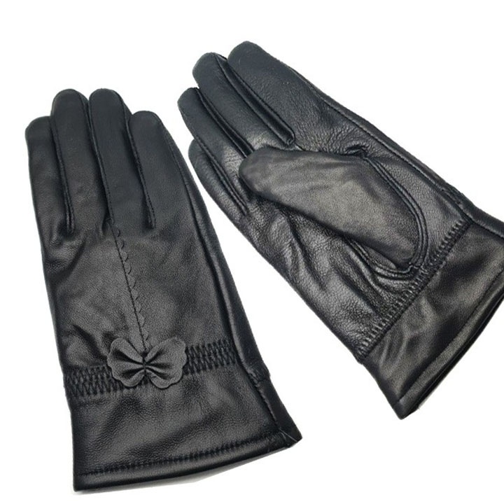 Găng tay nữ da cừu Capacci giữ nhiệt lót lông siêu dày