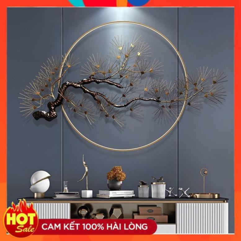 Free Ship Hàng Chính Hãng Tranh Sắt Treo Tường Nghệ Thuật, Tranh Decor Trang Trí Cây Tùng Mã 610