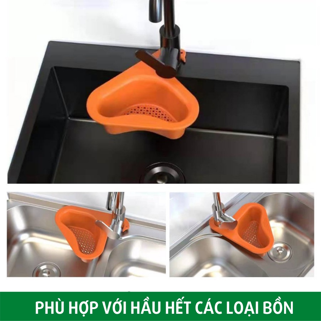 Lọc rác bồn rửa bát thiên nga khay chặn rác rửa chén thông minh đa năng