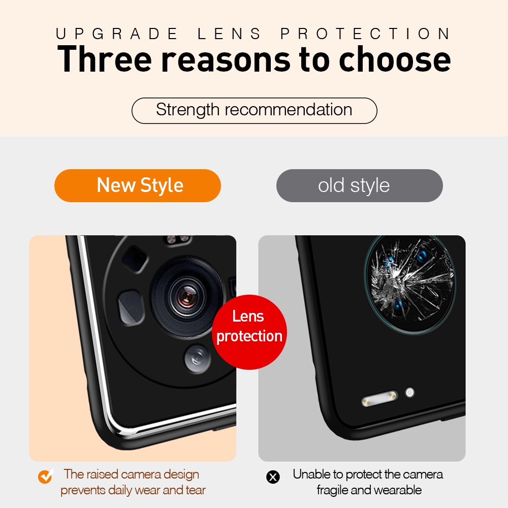 Ốp Điện Thoại Da Từ Tính Bảo Vệ Camera Cho Xiaomi 12S Ultra Pro Xiaomi Mi 12 Lite 12x Pro