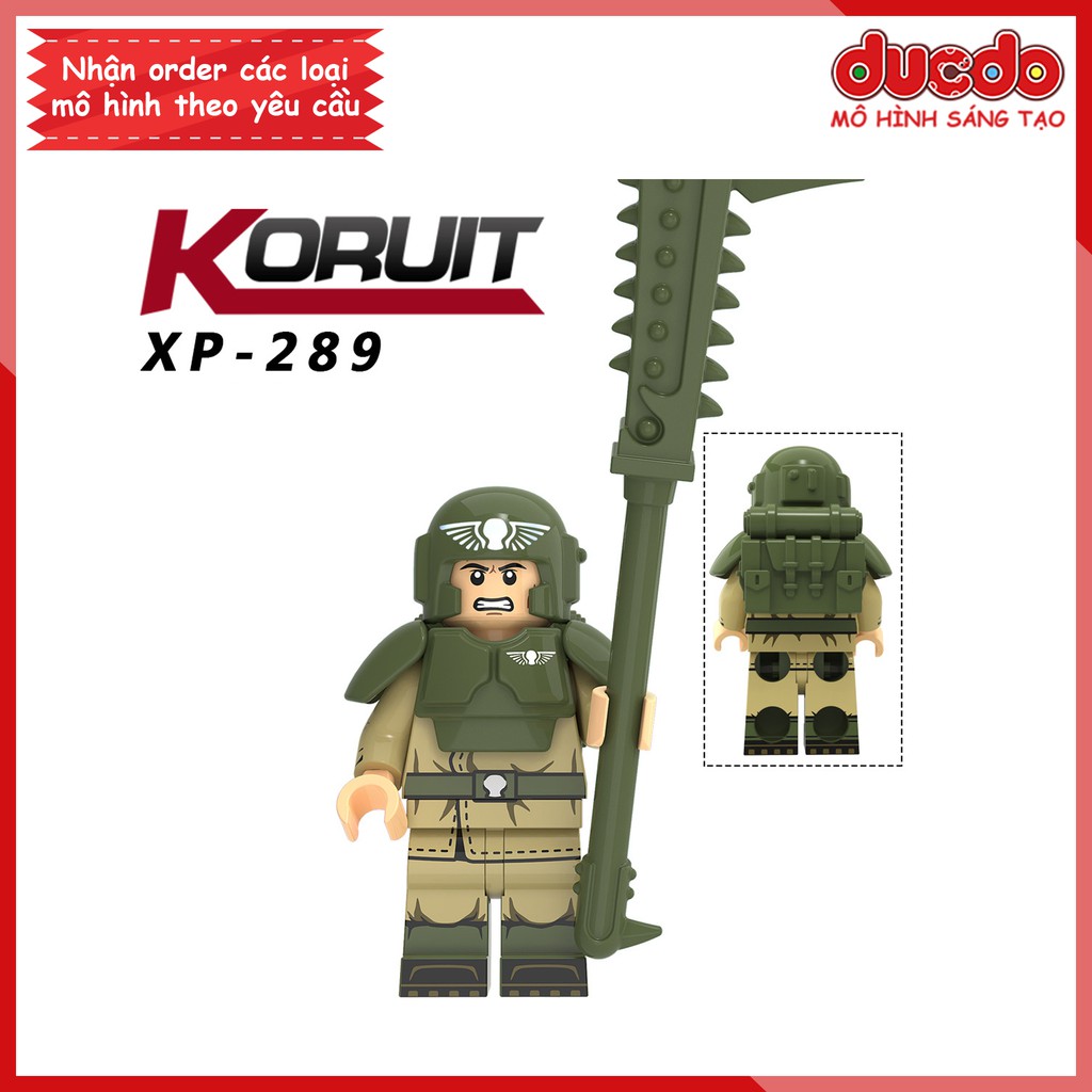 Minifigures các nhân vật trong Astra Militarum full vũ khí - Đồ chơi Lắp ghép Xếp hình Mô hình Mini KORUIT KT1037