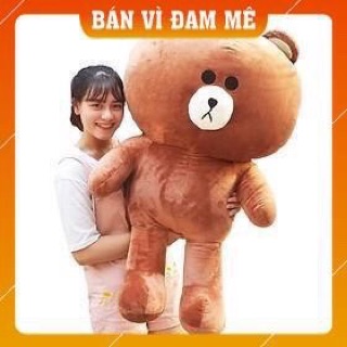 Gấu bông BROWN cao 1M (PKT.SHOP)