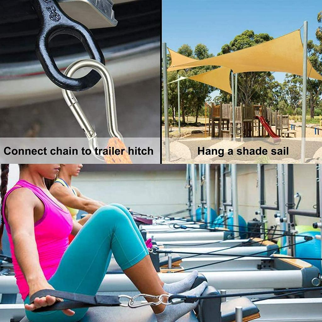 Set 4 Kẹp Móc Bằng Thép Không Gỉ 304 Chất Lượng Cao