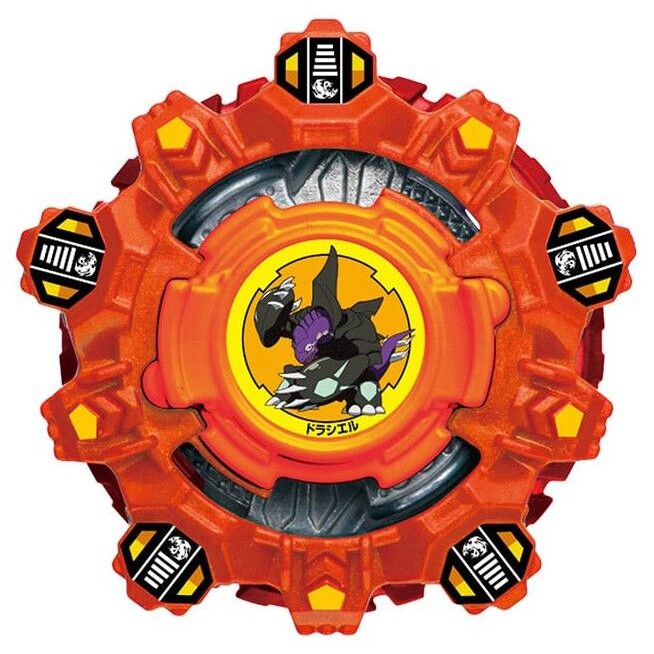 Con Quay BeyBlade Burst B-176 08 Draciel Viper 00Wall High Defense Random Booster Vol 23