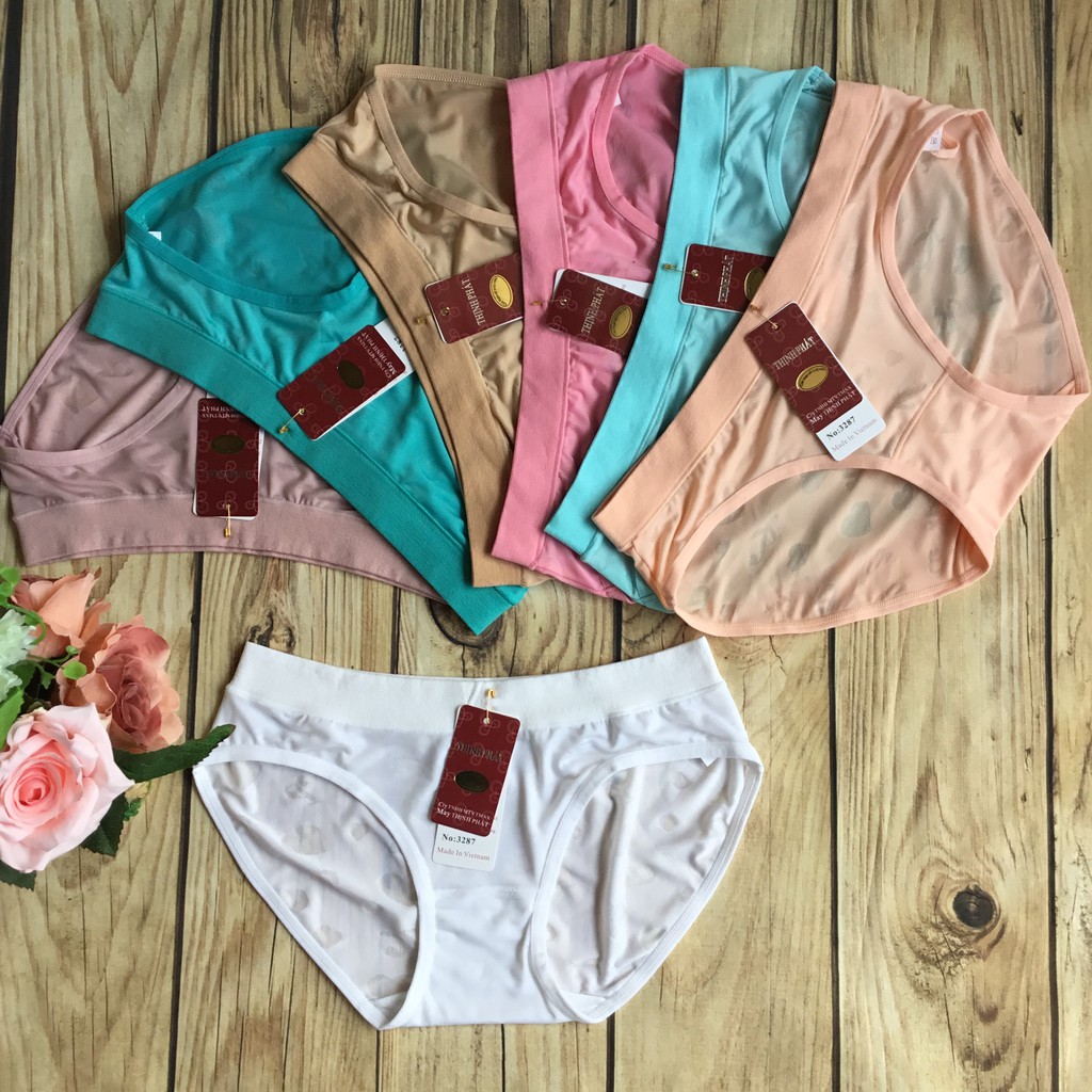 Quần Lót Nữ Thun Lạnh Bông Ép Thông Thoáng Co Giãn Tốt | BigBuy360 - bigbuy360.vn