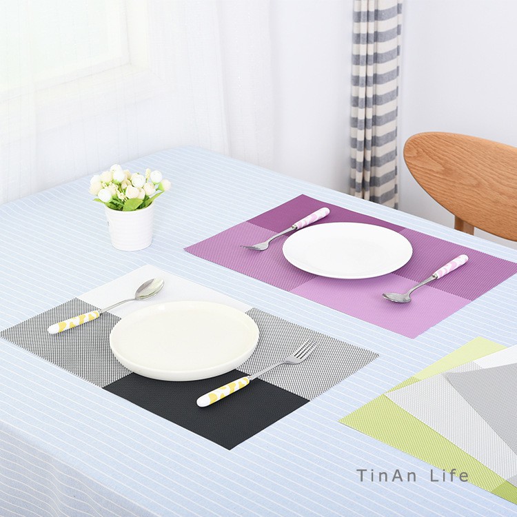 Khăn Trải Bàn Ăn, Miếng Lót Chén Dĩa Cách Nhiệt Phong Cách Hiện Đại (Loại Tốt)