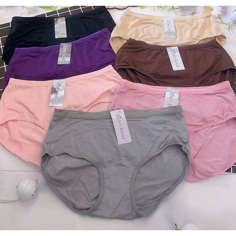 Quần lót nữ cotton Thái Lan cạp cao Sisterhood 5134 bigsize vải mềm mát, đồ lót nữ cao cấp Thái Lan. | BigBuy360 - bigbuy360.vn