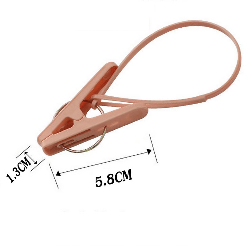 [Random Color ][ Windproof Plastic Clothes Clip ][Non-Slip Laundry Clip Durable Hanger Pin ][Clothes Drying Clothespin][ Closet Organizer Accessories]