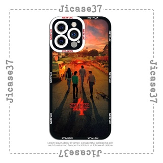 Ốp lưng iphone và samsung xiaomi oppo cạnh vuông Jicase SS4 Stranger Things 