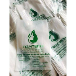 10 Túi bóng Ngân Bình túi PE trắng sứ, Dẻo dai bền đẹp, size 20x30, Túi bịch