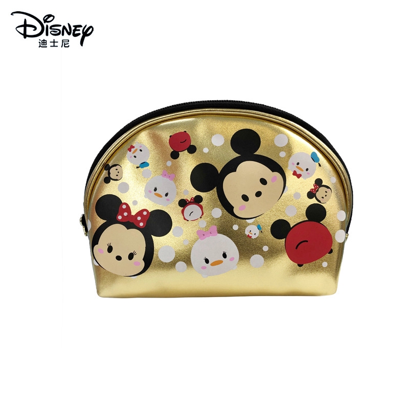 Túi đựng mỹ phẩm trang điểm đa năng in hình Mickey Minnie của Disney thời trang chính hãng