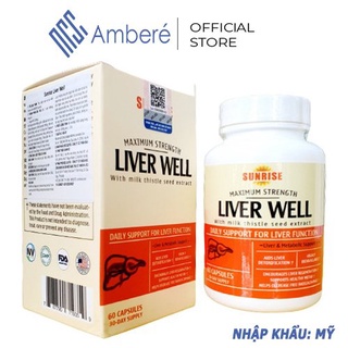 Viên uống bổ gan LIVER WELL VigoOneXL hạ men gan bảo vệ tế bào gan tăng cường chức năng gan hộp 60 viên