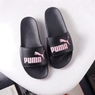 Dép quai ngang nữ PUMA LEADCAT, hàng đẹp giá rẻ, mang êm chân, logo nổi bật (Full Box - Bảo hành 12 tháng) BG HOUSE