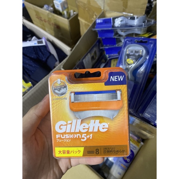 Hộp lưỡi dao thay thế Gillette Fusion 5+1 Nhật Bản japan