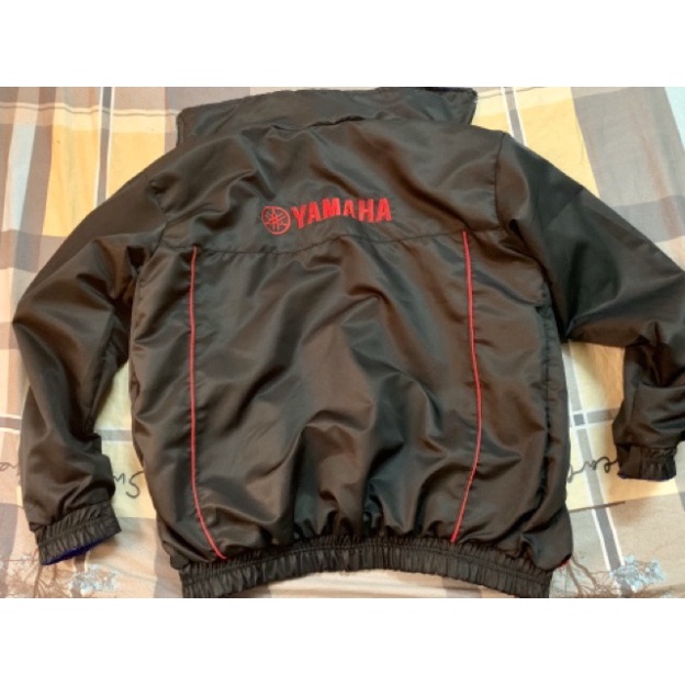 Áo gió Yamaha 2 mặt xanh đen cao cấp