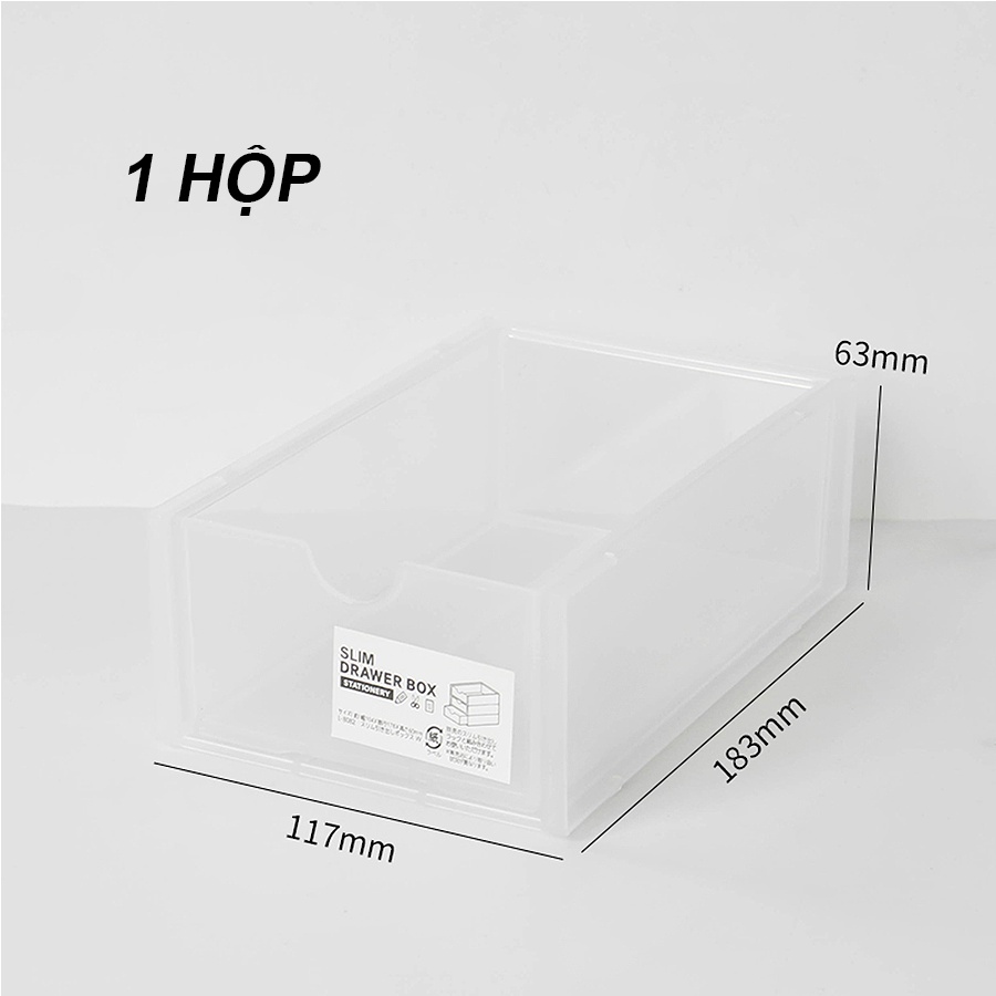 Hộp Đựng Đồ Để Bàn Ngăn Kéo, Khay Đựng Đồ Phòng Khách, Phòng Ăn, Xếp Chồng Nhiều Tầng P015