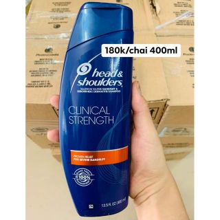 Dầu gội trị gầu Head & Shoulders Clinical Strenght 400ml