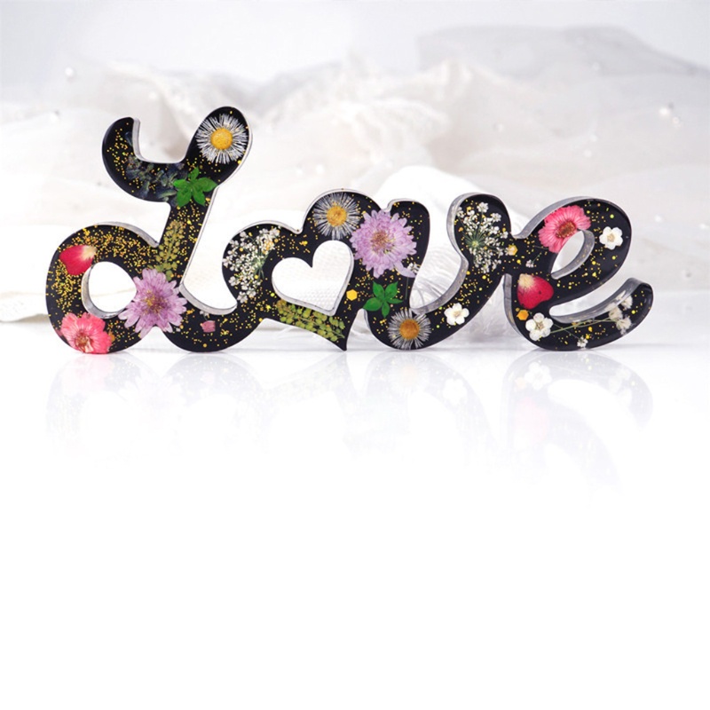 Khuôn Silicone Làm Móc Khóa Hình Chữ Mom Love Lớn