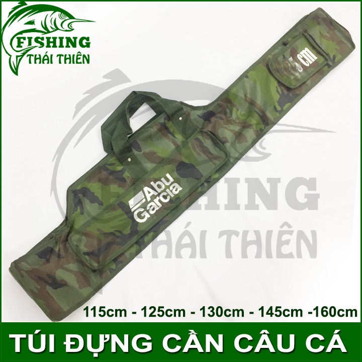 Túi đựng cần câu cá, Bao cần máy Abu Garcia rằn ri siêu bền