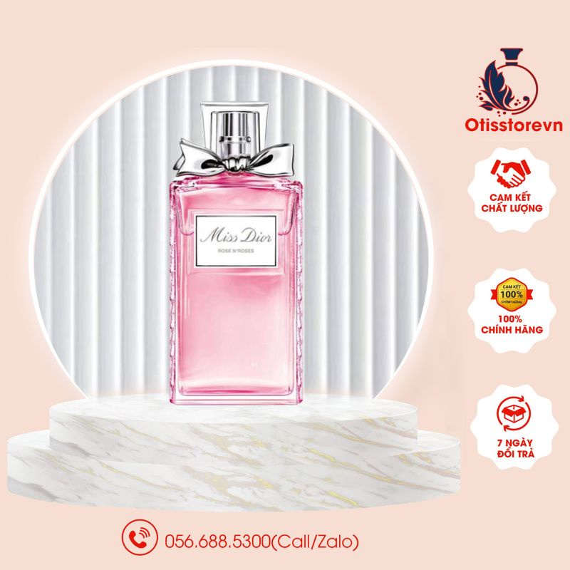 Nước Hoa Nữ Miss Dior Rose n Rose 10Ml Ngọt Ngào, Quyến Rũ 📍 Otisstorevn