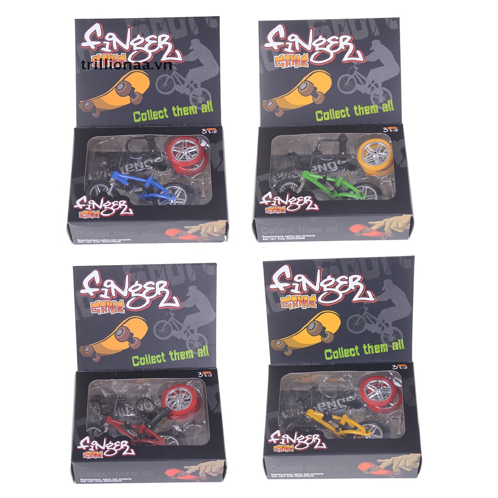 [Triillionaa] Đồ Chơi Xe Đạp BMX Mini Bằng Ngón Tay Flick Trix