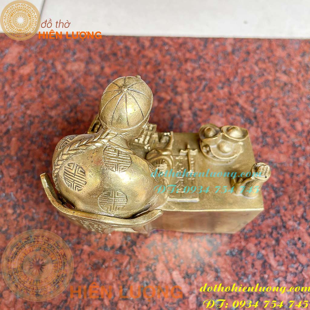 Tượng Ông Quản Gia Bằng Đồng Phong Thủy-Ông Thần Toán