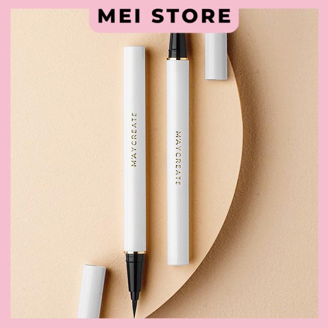 Bút Kẻ Mắt Chống Nước Maycreate Eyeliner Mẫu Mới Nhất Vỏ Trắng