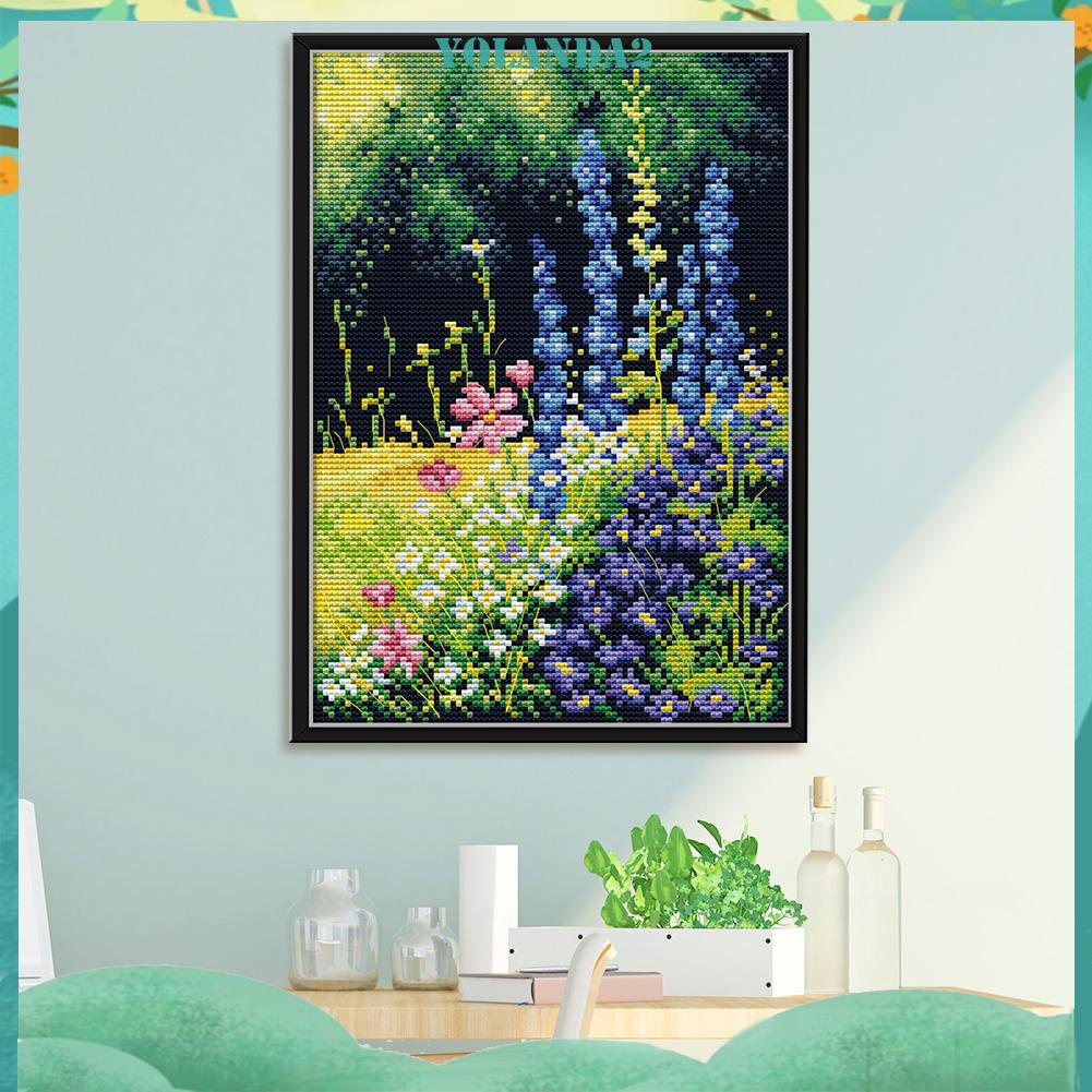 Tranh Thêu Chữ Thập 14ct Hình Bông Hoa