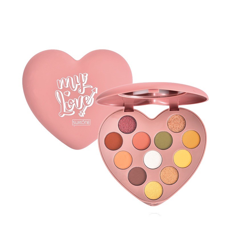 ( Mới ) Bảng phấn Mắt Trái Tim My Love Suikone 12 Ô | BigBuy360 - bigbuy360.vn