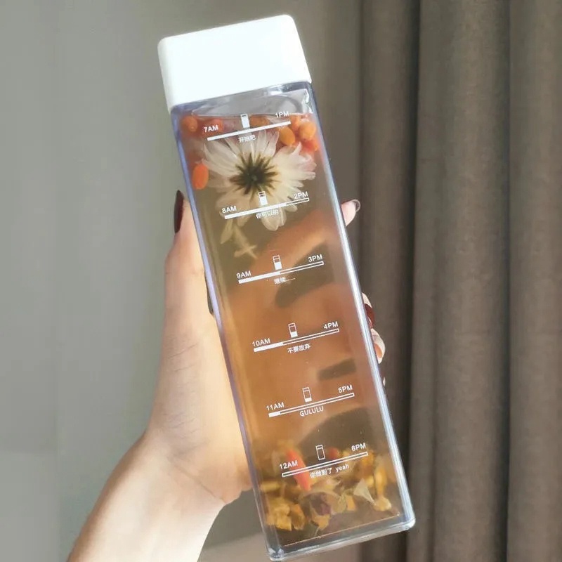 Bình Nước 500ml Cỡ Lớn Thiết Kế Đơn Giản Dễ Thương