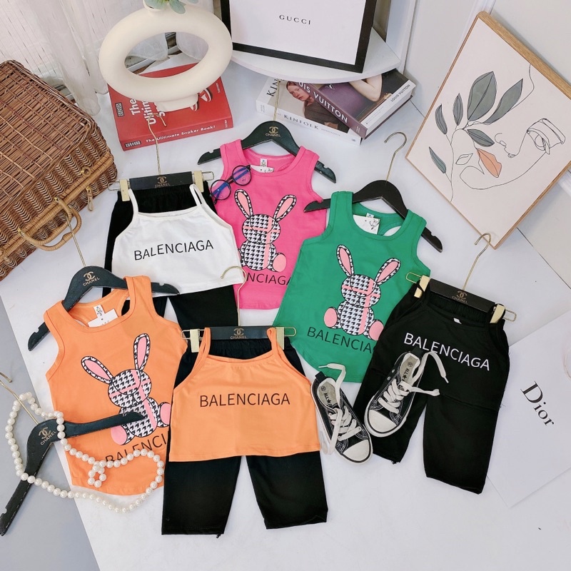 Xả Bộ thỏ ba lỗ 3 chi tiết bé gái