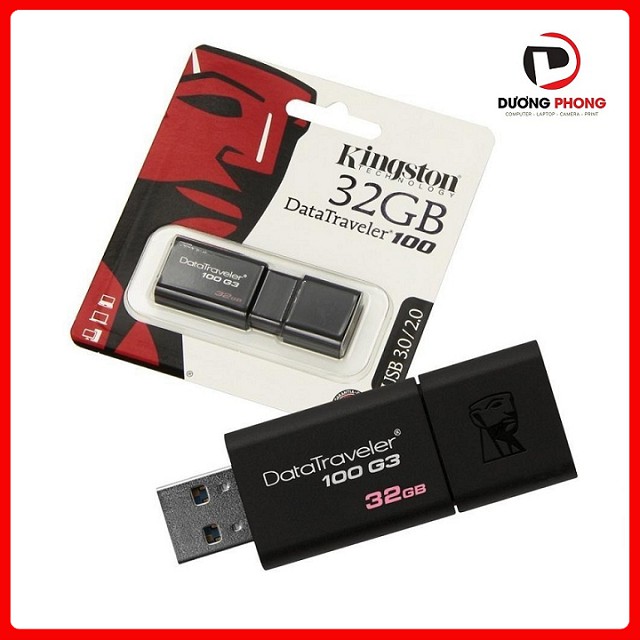 USB 3.0 Kingston 32GB DT100 G3 - BH60T Chính hãng