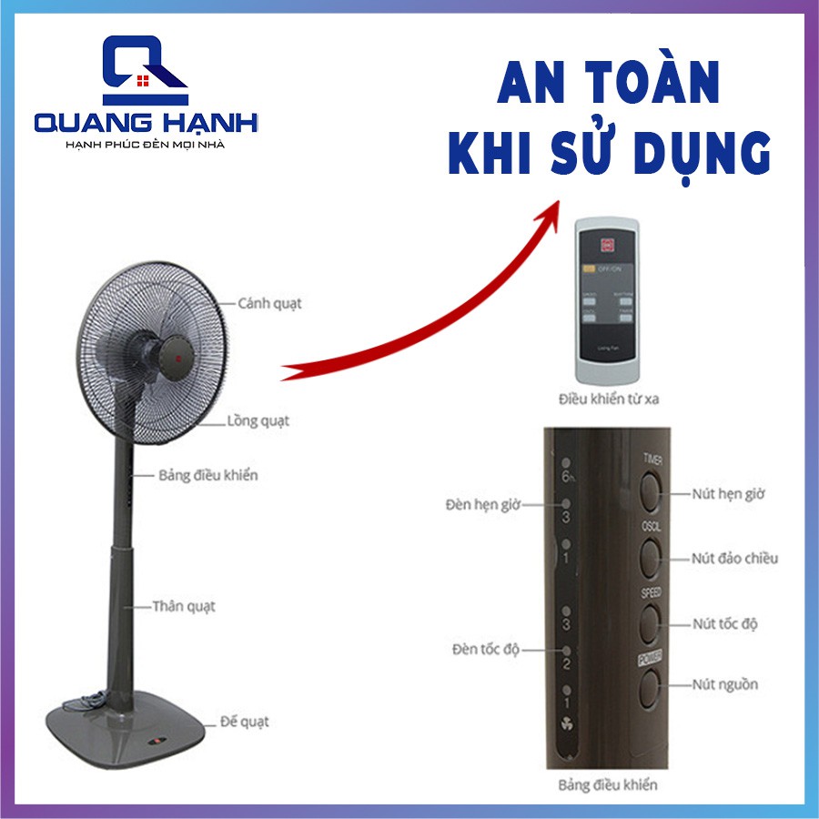 Quạt đứng KDK M40K [Hàng chính hãng]