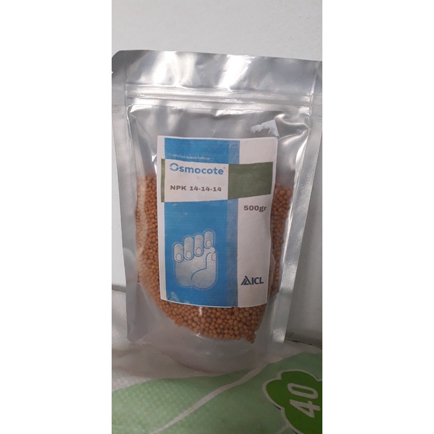 Phân vàng Osmocote 14-14-14 phân tan chậm dùng hoa lan, hồng.