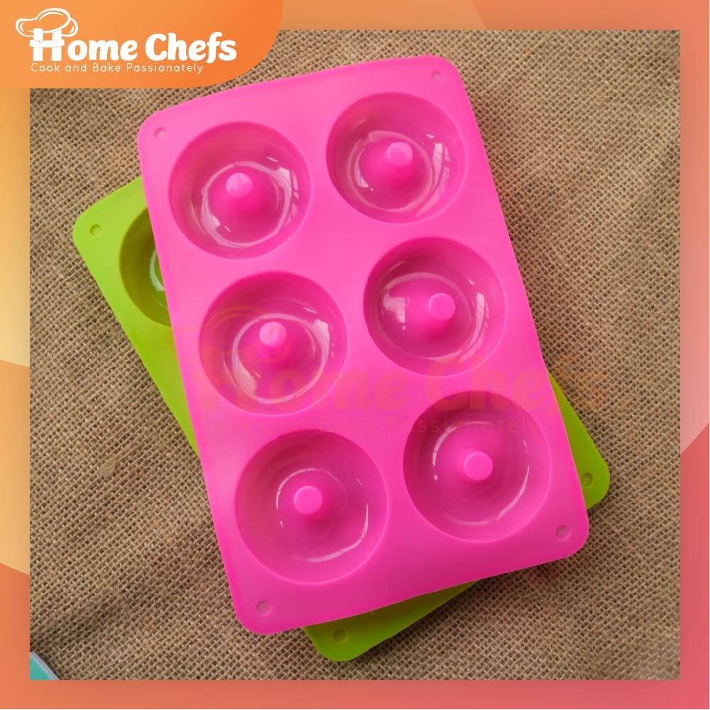 Khuôn Donuts silicon 6 ô