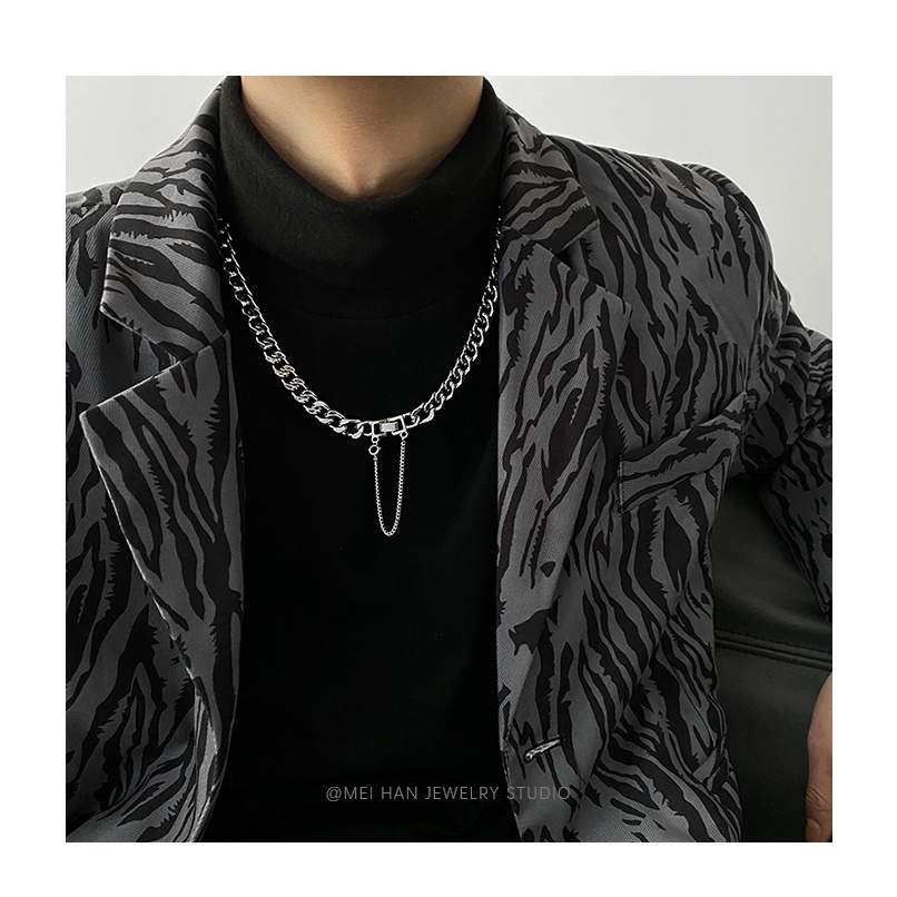 Dây Chuyền Vòng Cổ Nam Nữ Chuỗi Trơn Cuban Chain Xích Basic Thời Trang Ngầu Hiphop Titan Đẹp Không Gỉ - Câmmvintage