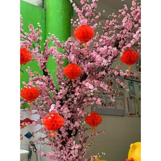 Đèn lồng đỏ Nilon chữ Phúc 30cm/25cm/20cm treo trang trí Tết - đèn lồng chống nước