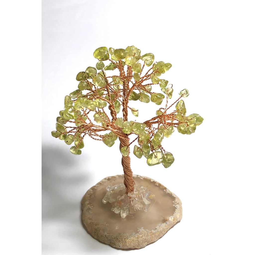 Cây đá vụn đá thạch anh xanh HANMYNGHE