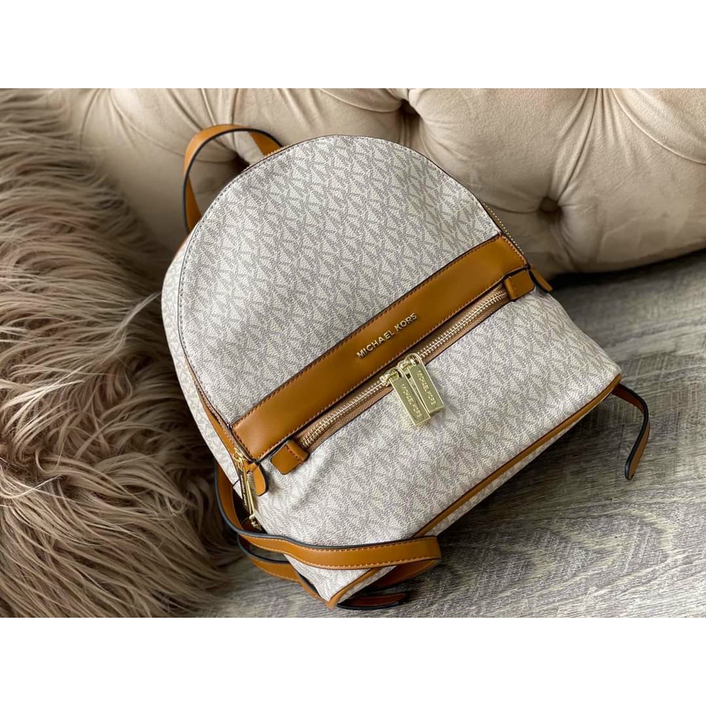 Ba lô 𝑴𝑲 nâu xanh hồng nhiều màu size 27 cm