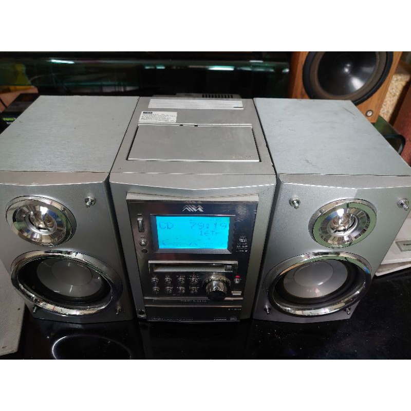 Dàn mini Aiwa LMJ1 Nhật bãi nguyên bản nghe cd, aux