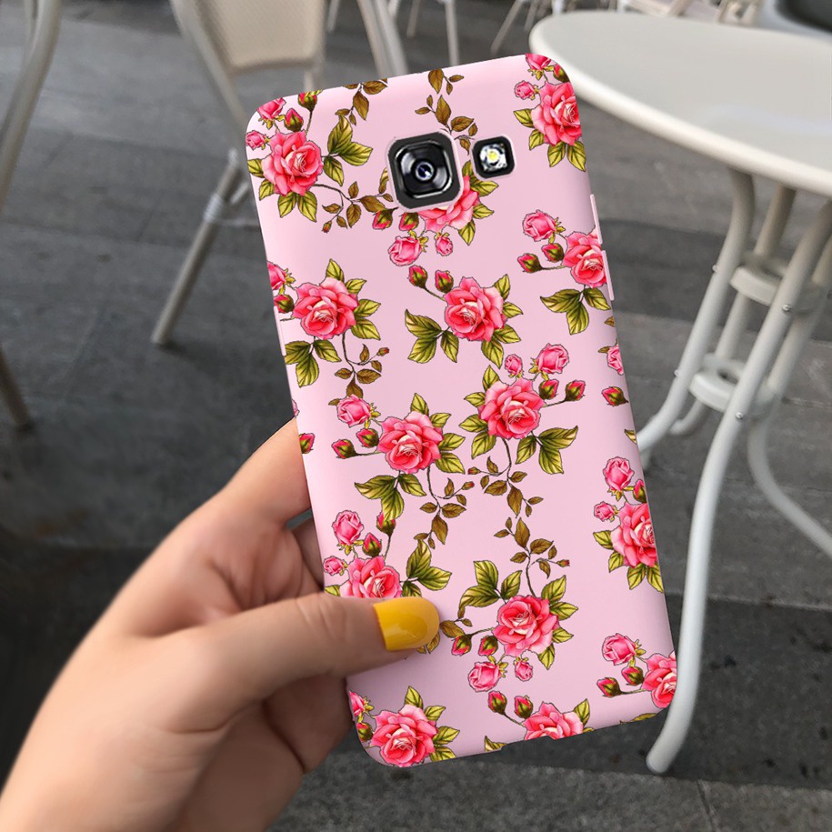 Ốp Điện Thoại TPU In Hình Hoa Cho Samsung Galaxy A5 2017 A5 2016 Samsung A5 2017 2016 A510Y A520F