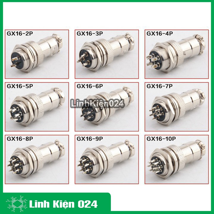 Đầu Jack Tay Hàn GX16