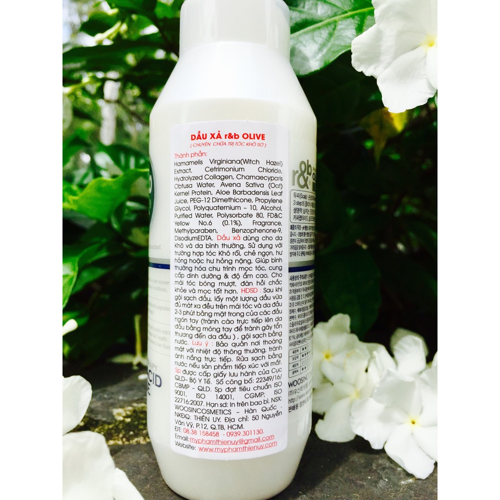 Dầu xả thảo dược R&amp;B Olive Acid 250ml