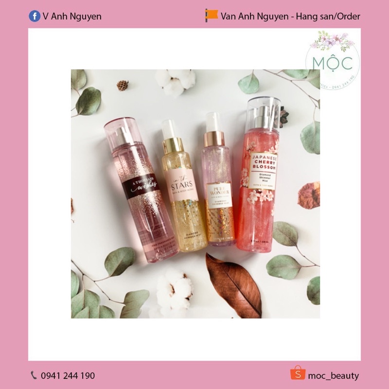 Xịt thơm Bath&amp;Body Works các loại