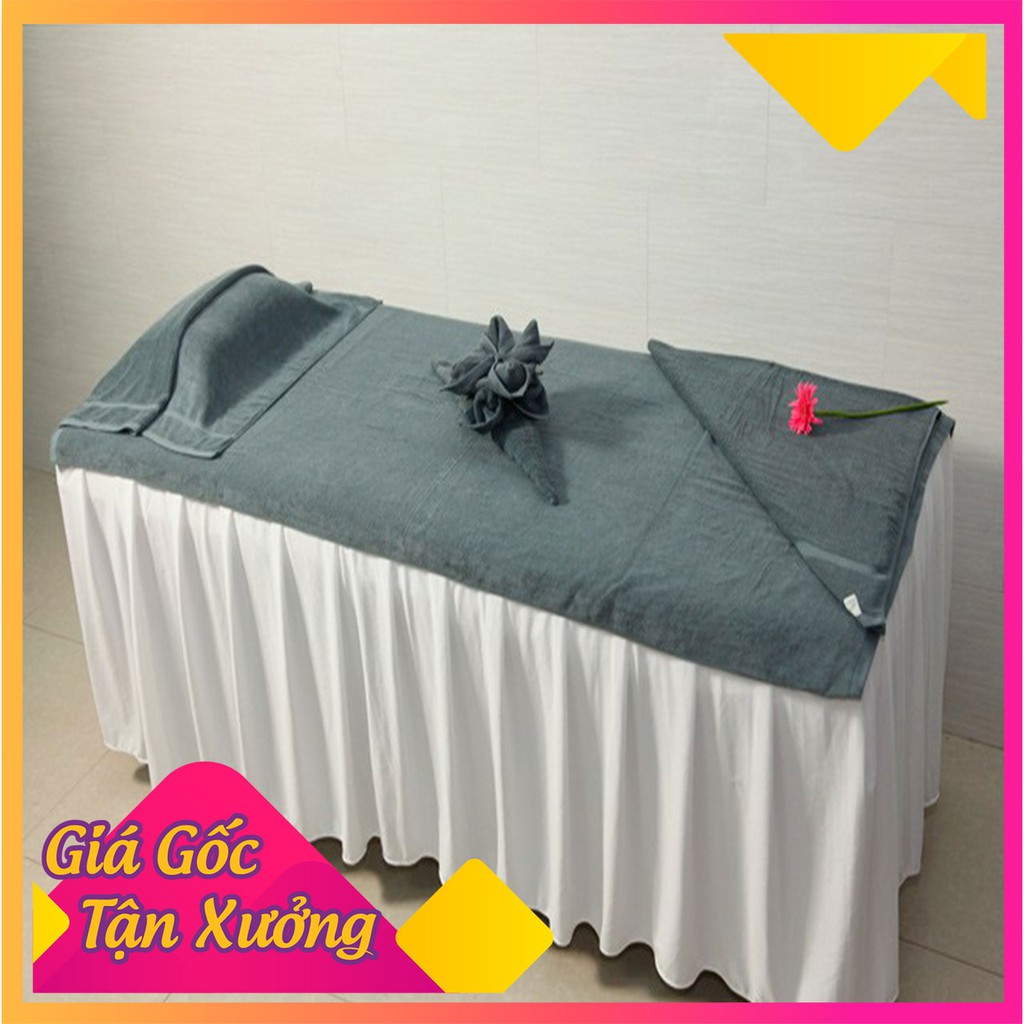 Khăn Trải Giường Spa Microfiber NAM PHONG Cao cấp Màu xám 90*190cm [GIẢM GIÁ SỐC DUY NHẤT HÔM NAY]