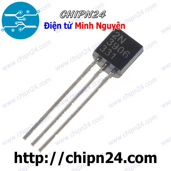 [25 CON] Transistor 2N3906 TO-92 PNP 200mA 40V (N3906 3906)