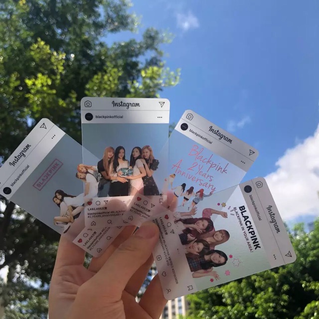 Card trong instagram BTS/BT21 Blackpink 8 tấm