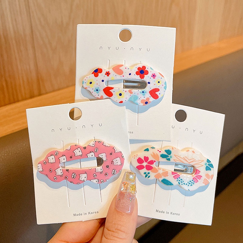 Kẹp Tóc Bb Họa Tiết Hoạt Hình Dễ Thương Cho Bé