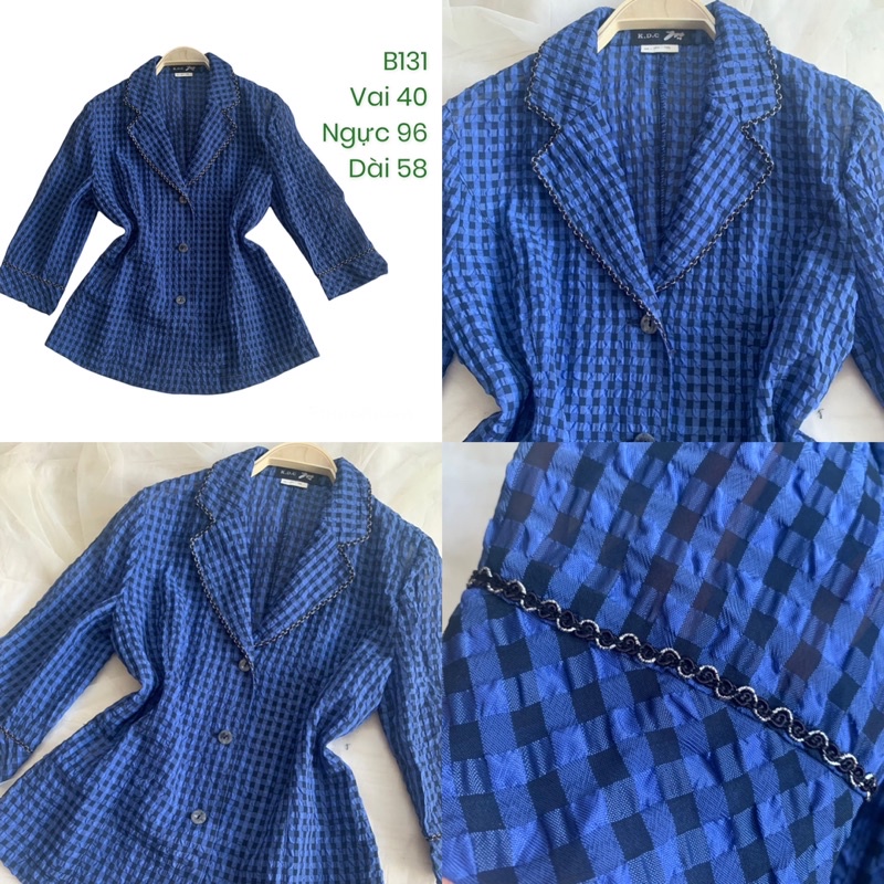 Áo vest/blazer B131 2hand Hàn si (ảnh thật)